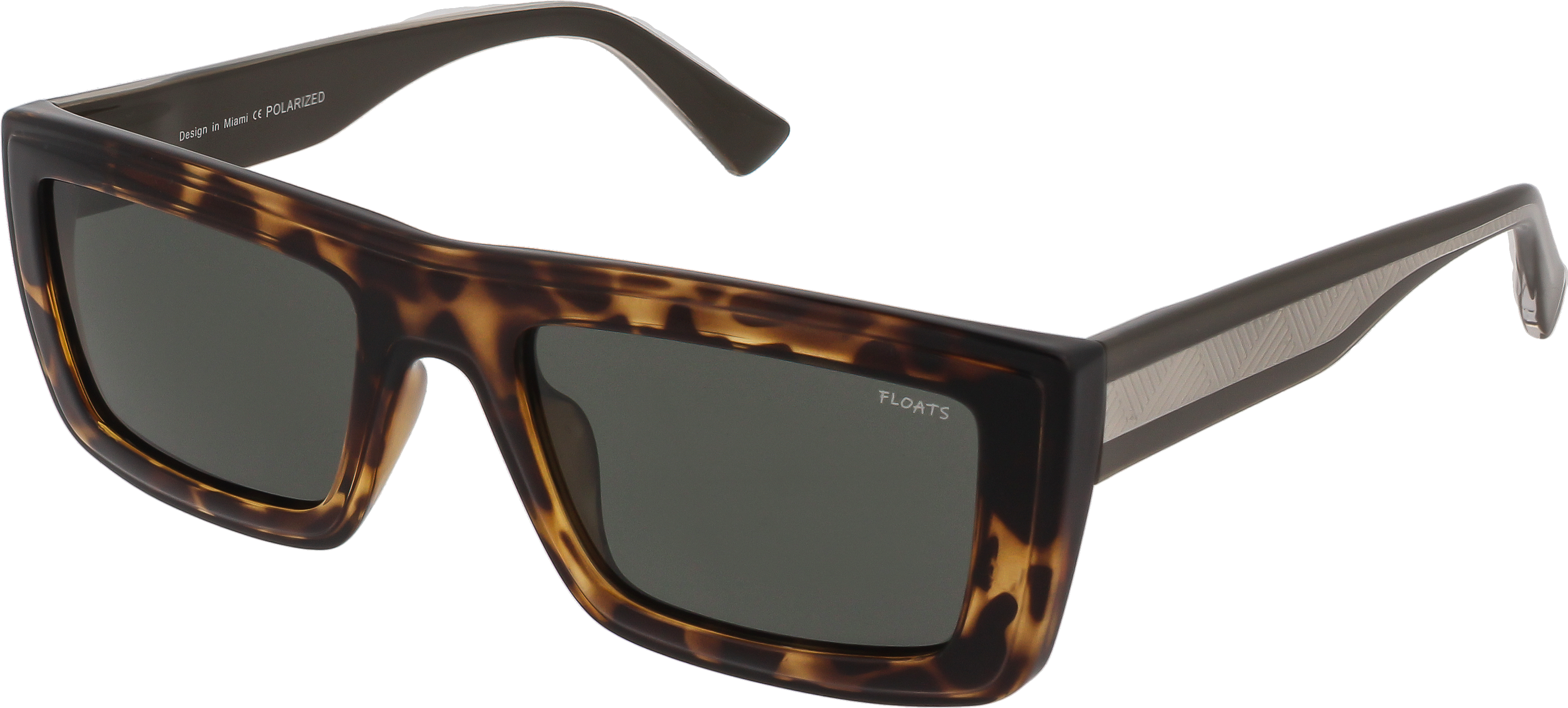 Floats Polarized Tortoiseshell Sunglasses - Brown Lenses ROBI - F-4438 - Polarized Sunglasses – Floats Eyewear main image 4